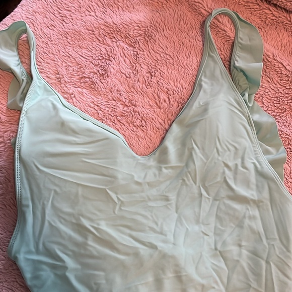Aerie Open Back Ruffle One Piece Swimsuit - Picture 4 of 7